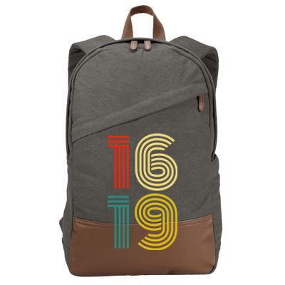 1619 Vintage Retro Cotton Canvas Backpack