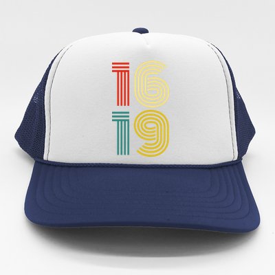 1619 Vintage Retro Trucker Hat