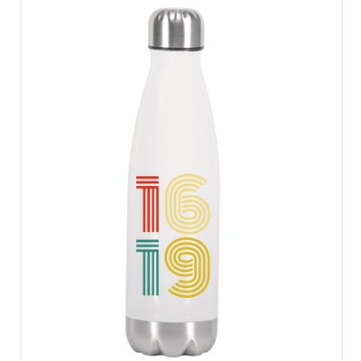 1619 Vintage Retro Stainless Steel Insulated Water Bottle