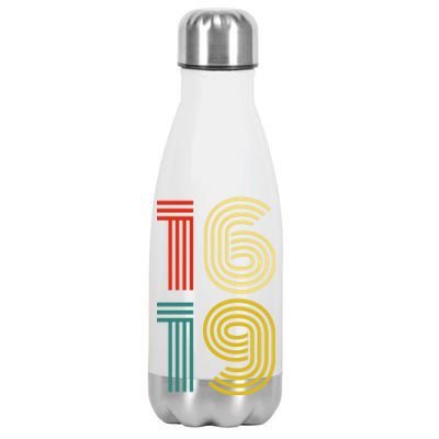 1619 Vintage Retro Stainless Steel Insulated Water Bottle