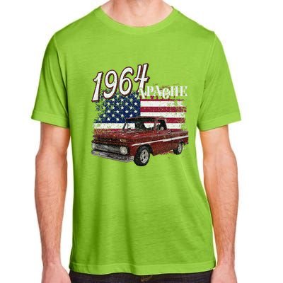 1964 64 Apache Stepside Adult ChromaSoft Performance T-Shirt