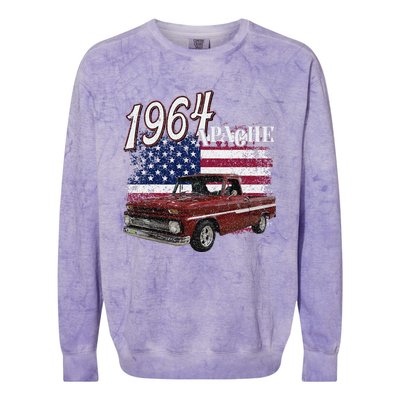 1964 64 Apache Stepside Colorblast Crewneck Sweatshirt