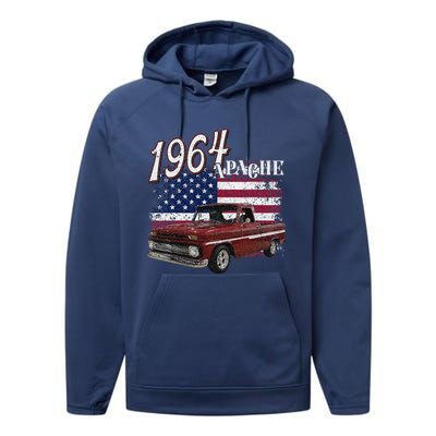 1964 64 Apache Stepside Performance Fleece Hoodie