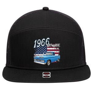 1966 66 Apache Stepside 7 Panel Mesh Trucker Snapback Hat