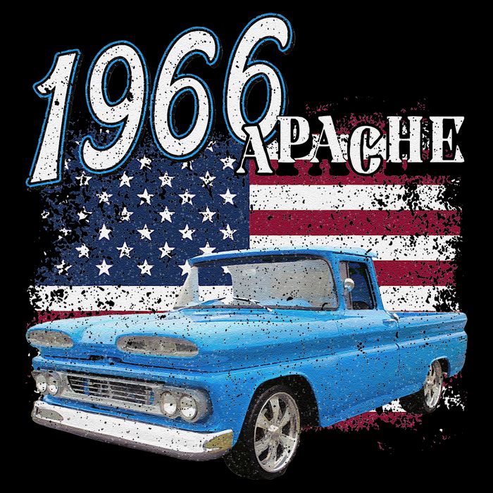 1966 66 Apache Stepside Baby Bodysuit