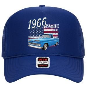 1966 66 Apache Stepside High Crown Mesh Back Trucker Hat