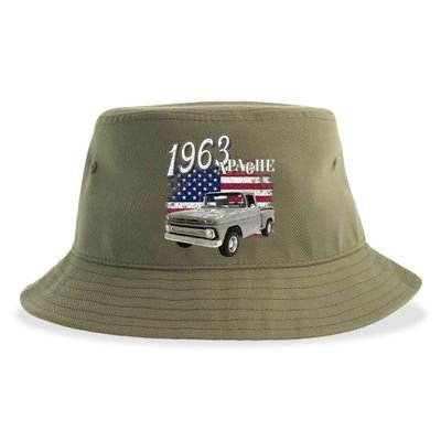 1963 63 Apache Stepside Sustainable Bucket Hat