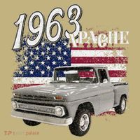 1963 63 Apache Stepside T-Shirt