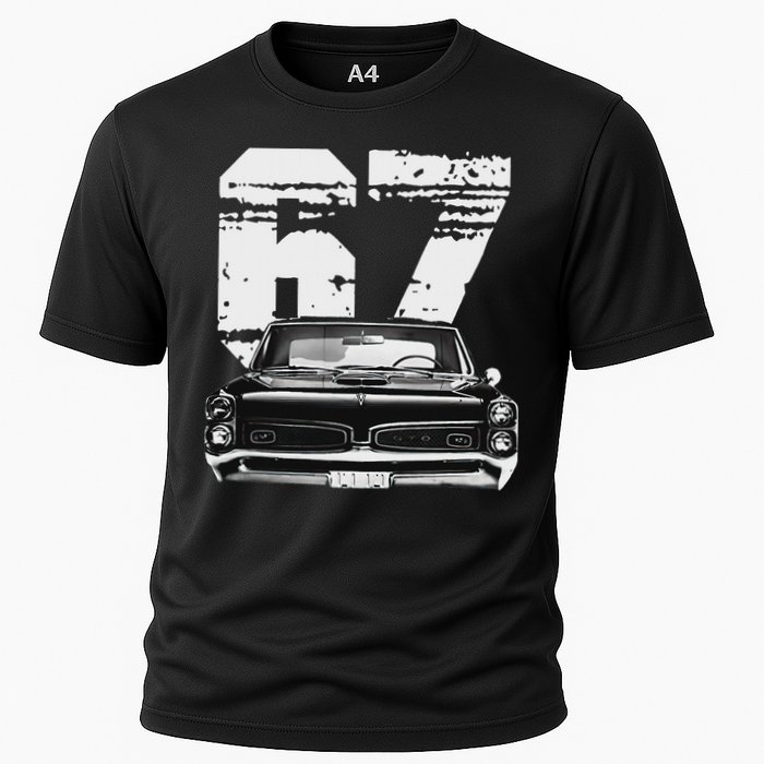 1967 67 Gto Classic Car Old School Muscle Car Cooling Performance Crew T-Shirt