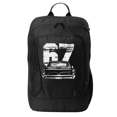 1967 67 Gto Classic Car Old School Muscle Car City Backpack