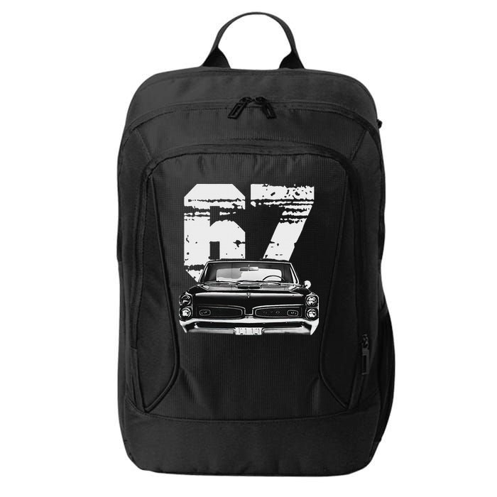 1967 67 Gto Classic Car Old School Muscle Car City Backpack