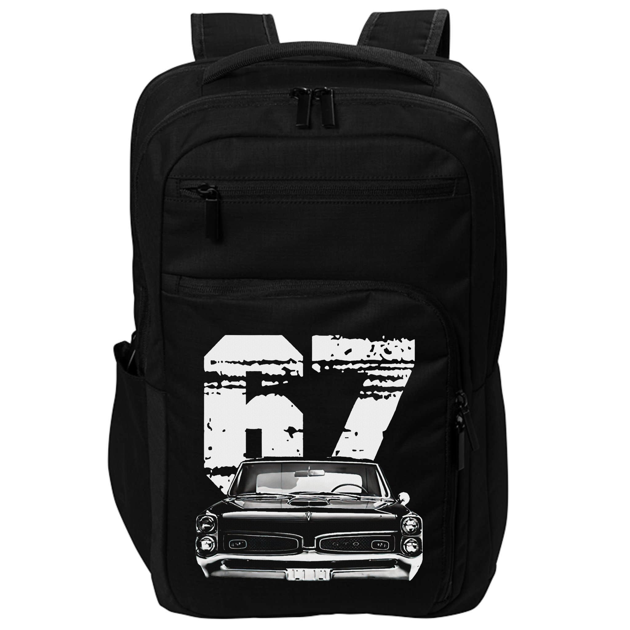 1967 67 Gto Classic Car Old School Muscle Car Impact Tech Backpack