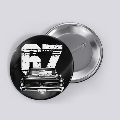 1967 67 Gto Classic Car Old School Muscle Car Button