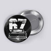 1967 67 Gto Classic Car Old School Muscle Car Button