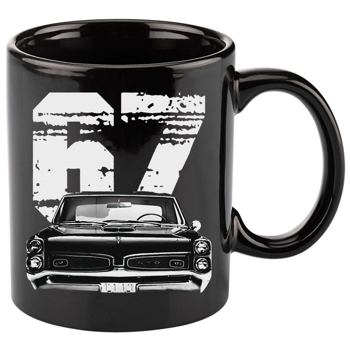 1967 67 Gto Classic Car Old School Muscle Car 11oz C Handle Ceramic Mug