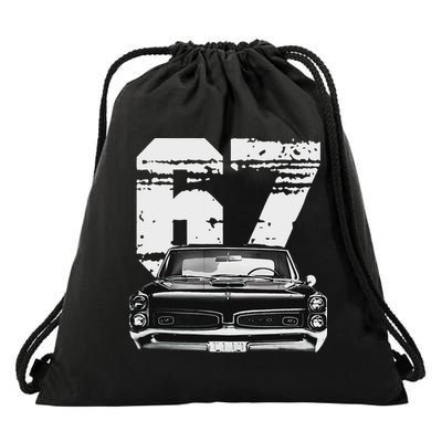 1967 67 Gto Classic Car Old School Muscle Car Drawstring Bag