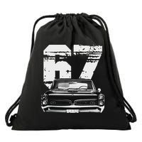 1967 67 Gto Classic Car Old School Muscle Car Drawstring Bag
