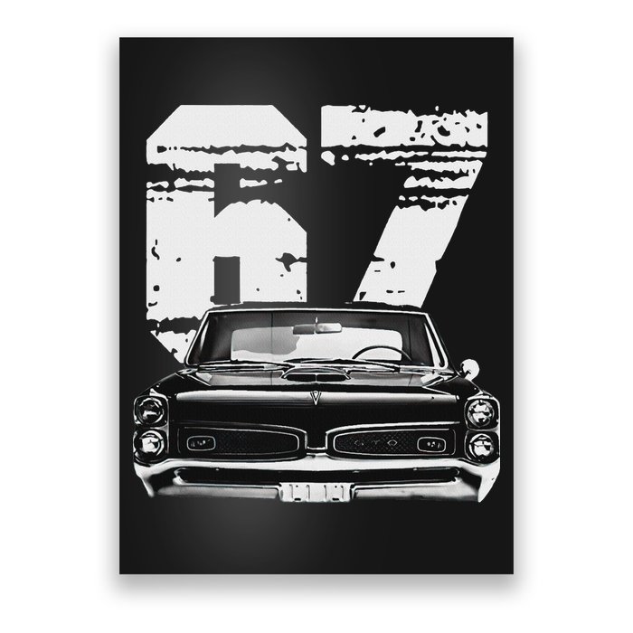 1967 67 Gto Classic Car Old School Muscle Car Poster