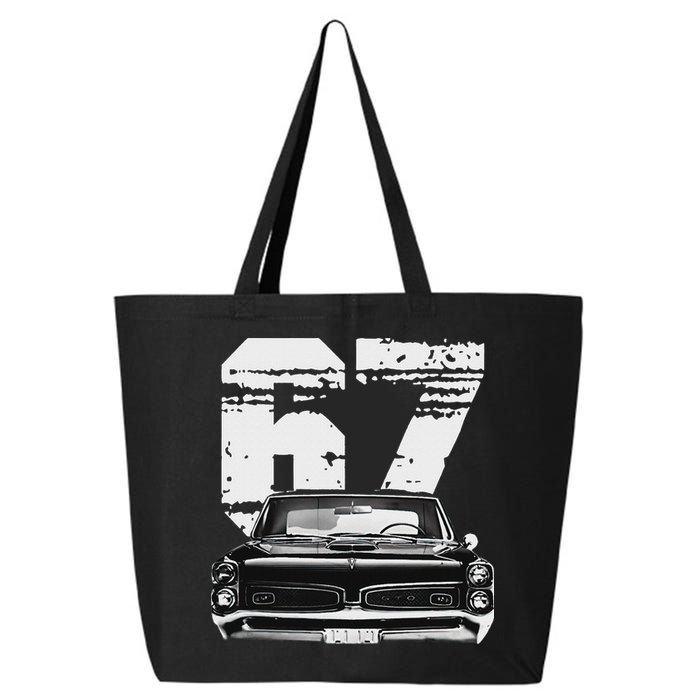 1967 67 Gto Classic Car Old School Muscle Car 25L Jumbo Tote