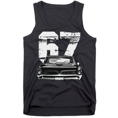 1967 67 Gto Classic Car Old School Muscle Car Tank Top