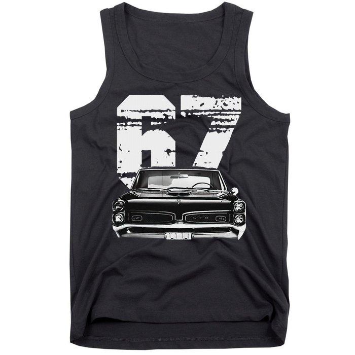 1967 67 Gto Classic Car Old School Muscle Car Tank Top