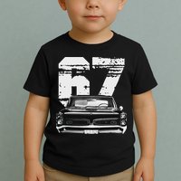1967 67 Gto Classic Car Old School Muscle Car Toddler T-Shirt