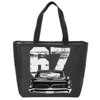1967 67 Gto Classic Car Old School Muscle Car Zip Tote Bag