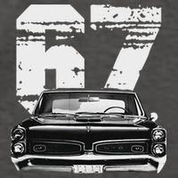 1967 67 Gto Classic Car Old School Muscle Car Vector Backpack