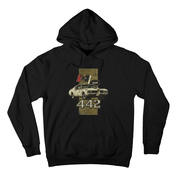 1969 69 Olds 442 Muscle Car Hoodie