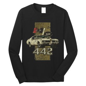 1969 69 Olds 442 Muscle Car Long Sleeve Shirt