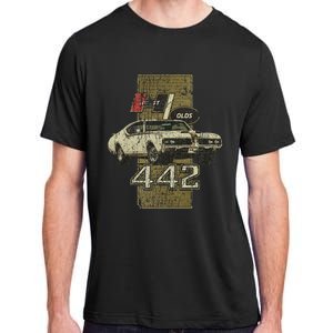 1969 69 Olds 442 Muscle Car Adult ChromaSoft Performance T-Shirt