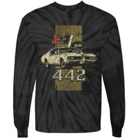 1969 69 Olds 442 Muscle Car Tie-Dye Long Sleeve Shirt