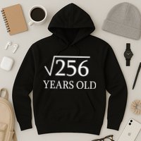 16th birthday Square Root of 256 Hoodie