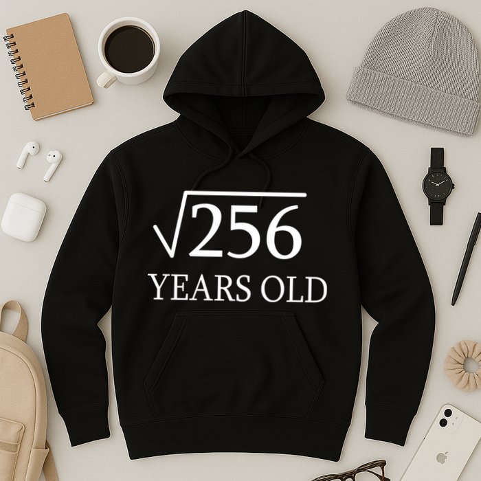 16th birthday Square Root of 256 Hoodie