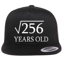 16th birthday Square Root of 256 Flat Bill Trucker Hat