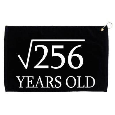 16th birthday Square Root of 256 Grommeted Golf Towel