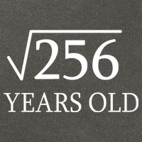 16th birthday Square Root of 256 Cotton Canvas Backpack