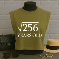 16th birthday Square Root of 256 Garment-Dyed Women's Muscle Tee
