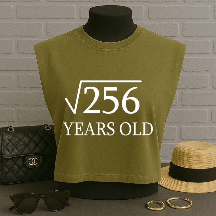 16th birthday Square Root of 256 Garment-Dyed Women's Muscle Tee
