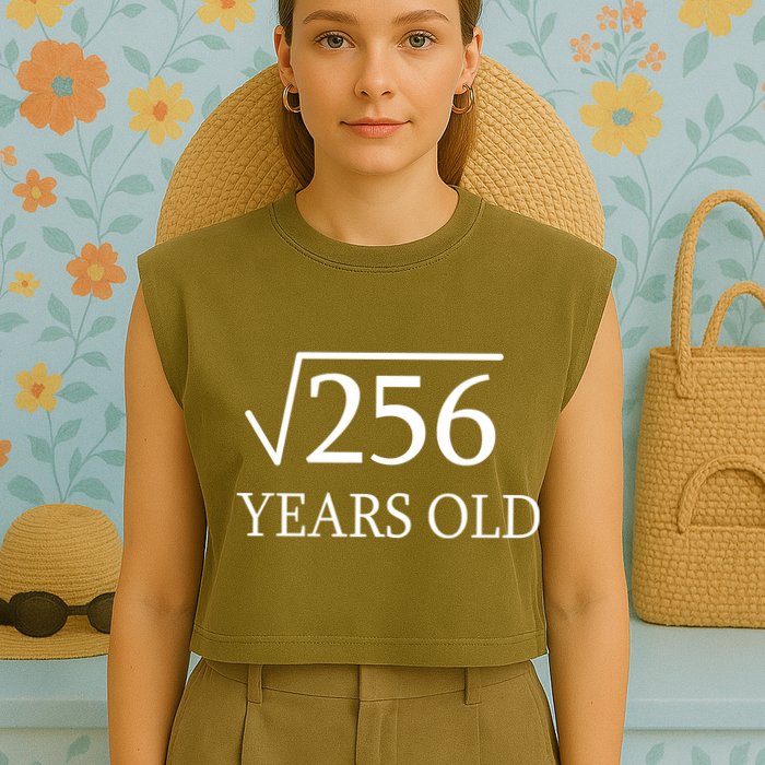 16th birthday Square Root of 256 Garment-Dyed Women's Muscle Tee