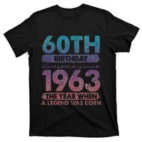 1963 60 Year Old Gifts Limited Edition 60th Vintage Birthday T-Shirt