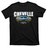 1971 71 Chevelle Malibu Ss Trending Muscle Green Car T-Shirt