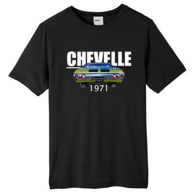 1971 71 Chevelle Malibu Ss Trending Muscle Green Car Tall Fusion ChromaSoft Performance T-Shirt