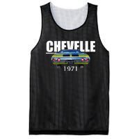 1971 71 Chevelle Malibu Ss Trending Muscle Green Car Mesh Reversible Basketball Jersey Tank