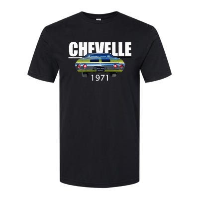 1971 71 Chevelle Malibu Ss Trending Muscle Green Car Softstyle CVC T-Shirt