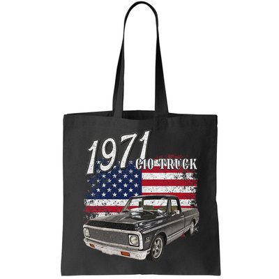 1971 71 C10 Truck Vintage 4th Of July American Flag Bag