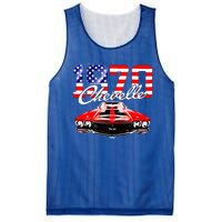 1970 70 Chevelle Ss Trending Muscle Red White Car Mesh Reversible Basketball Jersey Tank