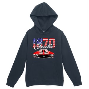 1970 70 Chevelle Ss Trending Muscle Red White Car Urban Pullover Hoodie