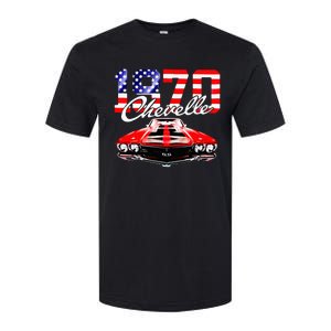 1970 70 Chevelle Ss Trending Muscle Red White Car Softstyle CVC T-Shirt