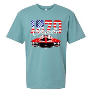 1970 70 Chevelle Ss Trending Muscle Red White Car Sueded Cloud Jersey T-Shirt